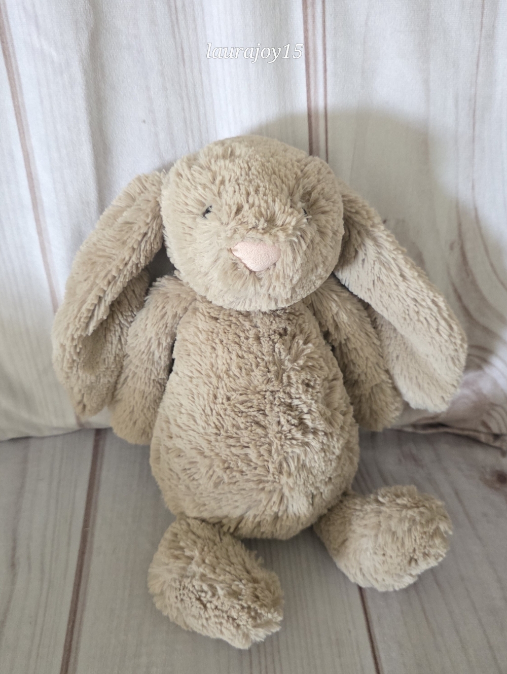 Jellycat Bashful Beige Bunny Plush Stuffed Toy Medium Original 13 Inch READ